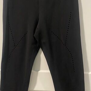 Zella Black Leggings with Perforated Design